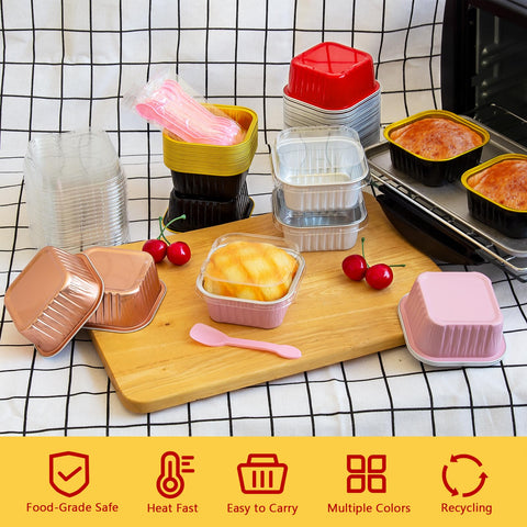LNYZQUS moldes aptos para horno, parrilla y freidora de aire.