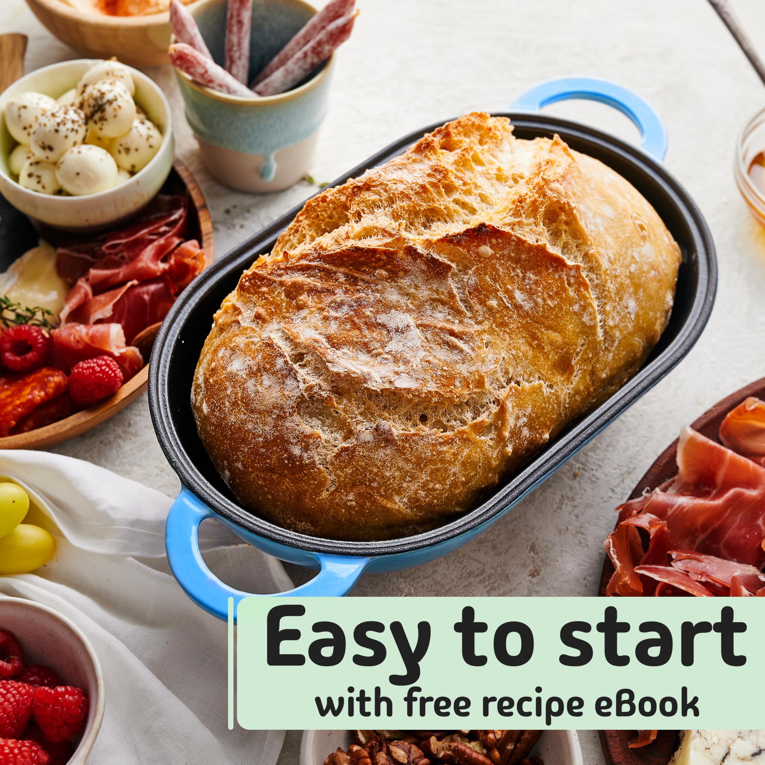LoafNest compatible con recubrimiento interior para limpieza y conveniencia