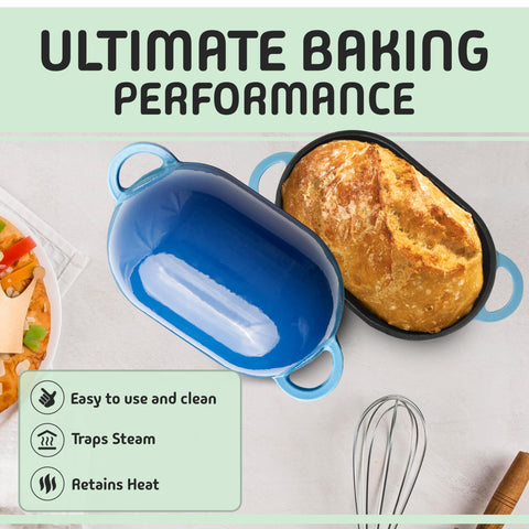 Horno de LoafNest con mango ergonómico para manejo seguro