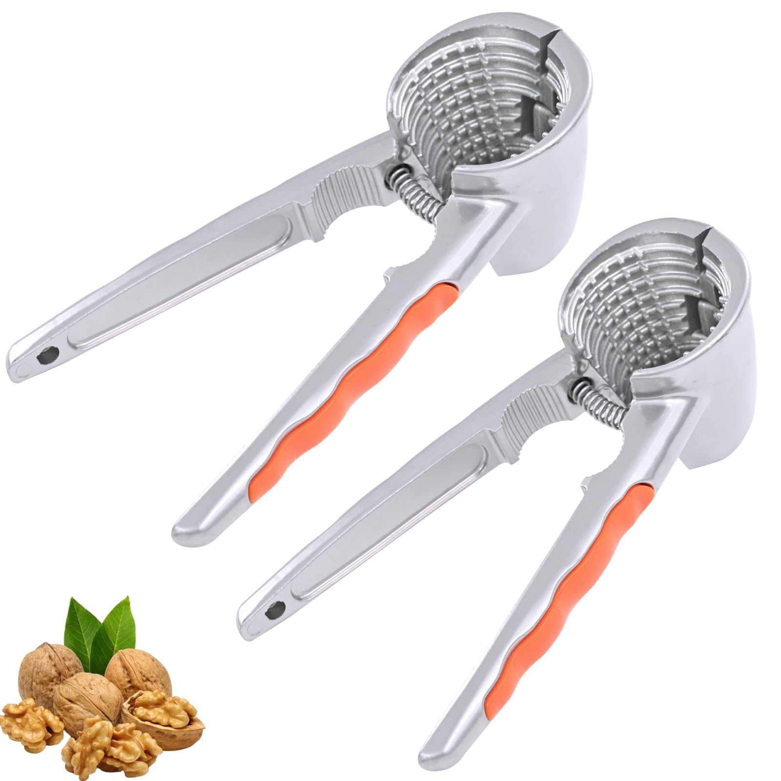 LOCEAST abre nueces con dos piezas, práctico y duradero para uso diario.