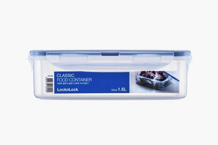 LocknLock tapa con cuatro bisagras ofrece cierre duradero para uso diario.