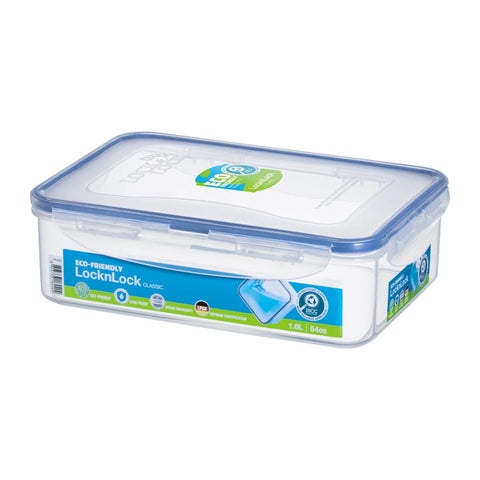LocknLock contenedor rectangular de 54 onzas para cereales y porciones grandes.