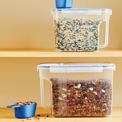 LocknLock Easy Essentials: tapas de doble junta para evitar derrames y olores.