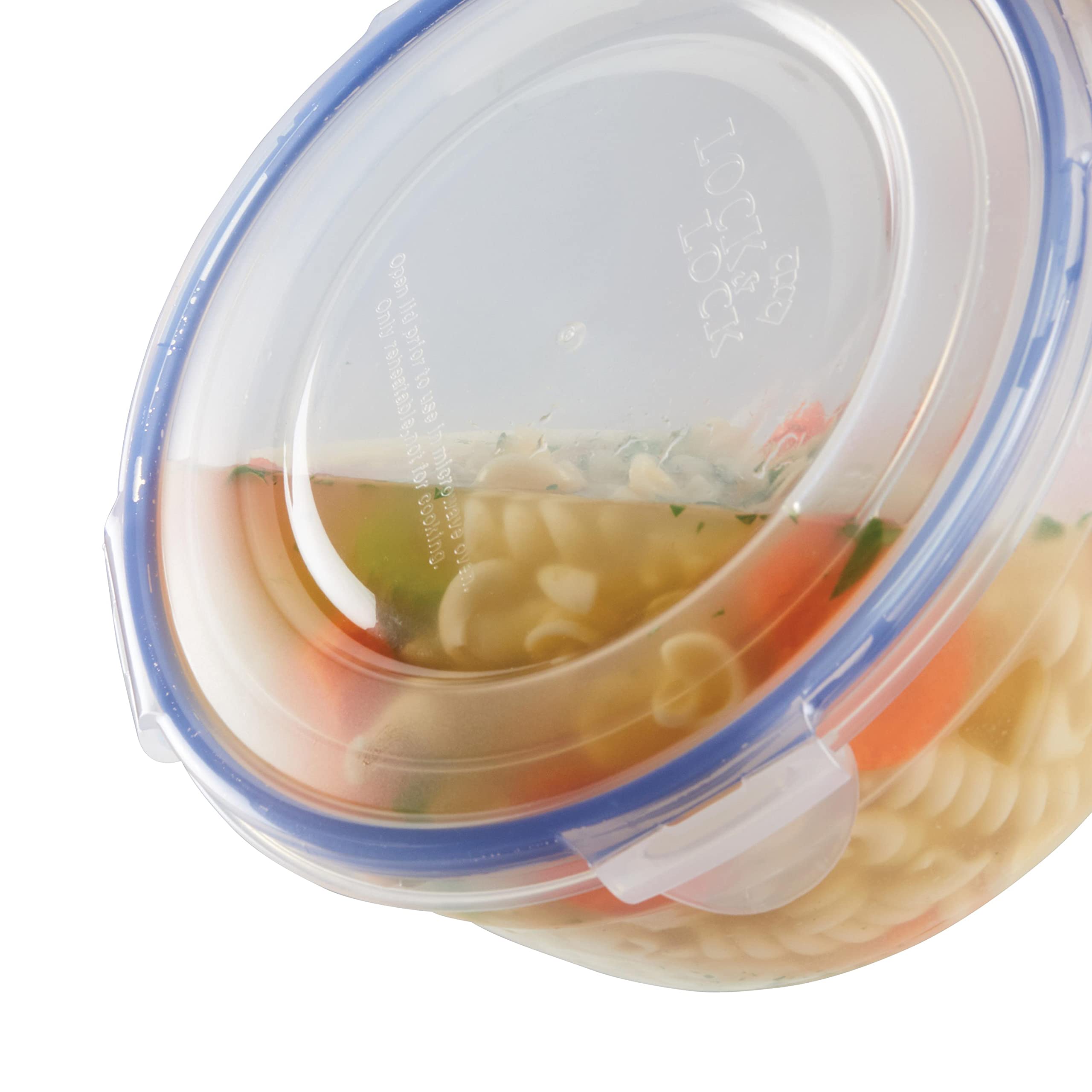 LocknLock Easy Essentials tazón apilable de 14.4 tazas con tapa, almacenamiento amplio