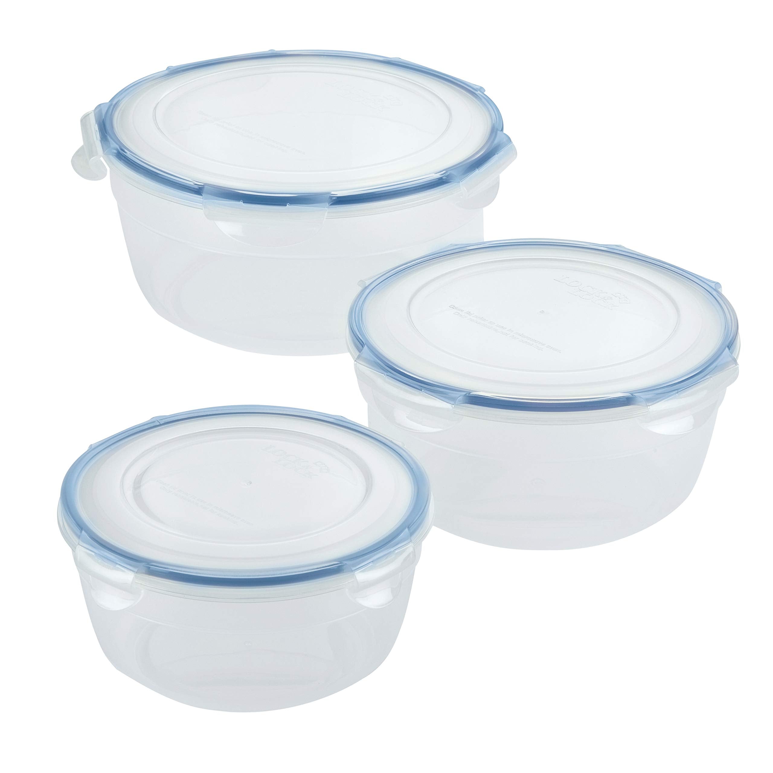 LocknLock Easy Essentials tazón apilable de 5.9 tazas con tapa, ideal para el refrigerador
