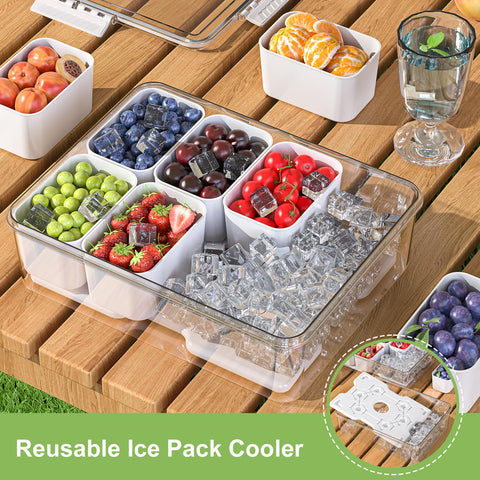 Locliki Snackle Box ideal para picnic y viaje