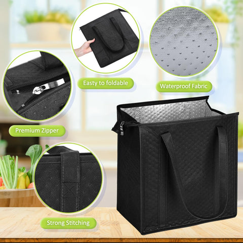 Locmeo interior aislado, uso para almuerzos y meriendas manteniendo temperatura estable.