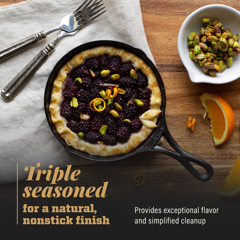 Mango extendido Lodge Blacklock mantiene el mango más frío y maneja con seguridad.