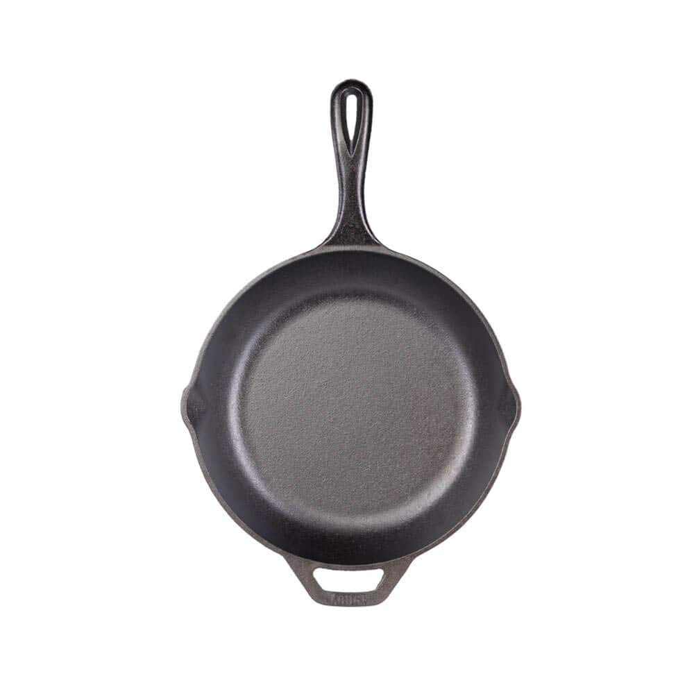 Asa ergonómica de Lodge para un agarre cómodo durante la cocción