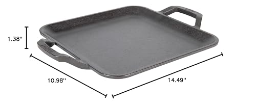 Lodge plancha cuadrada de hierro fundido 11 pulgadas fácil de limpieza