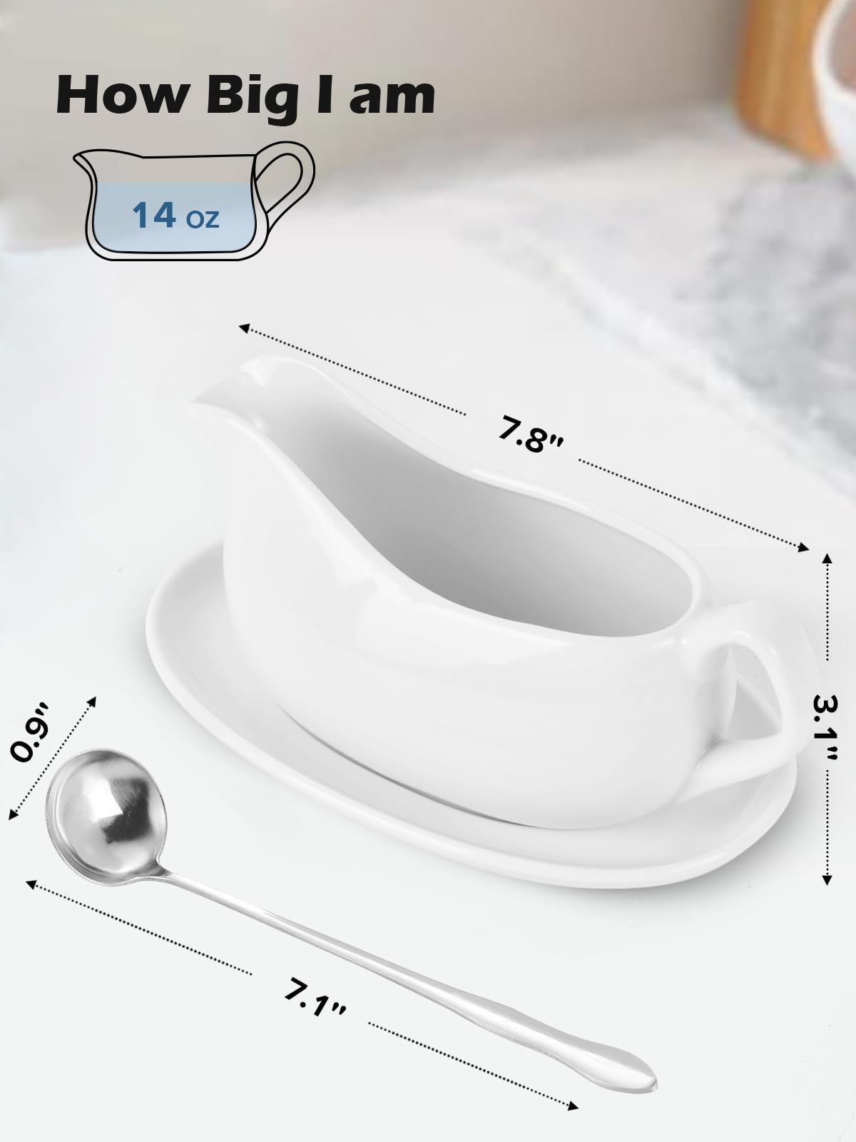 LoeJan jarra salsa verter con ranura para evitar derrames.