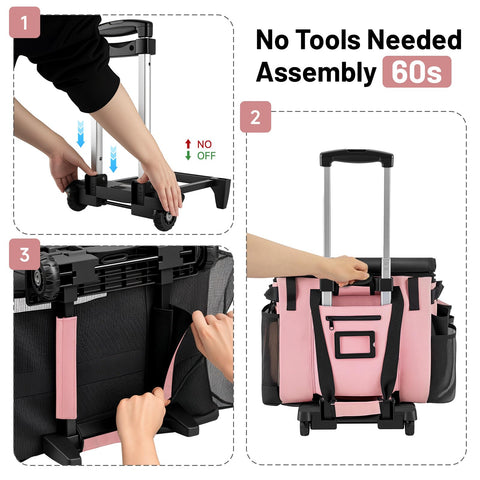Material resistente 900D Oxford con recubrimiento PVC para uso diario.