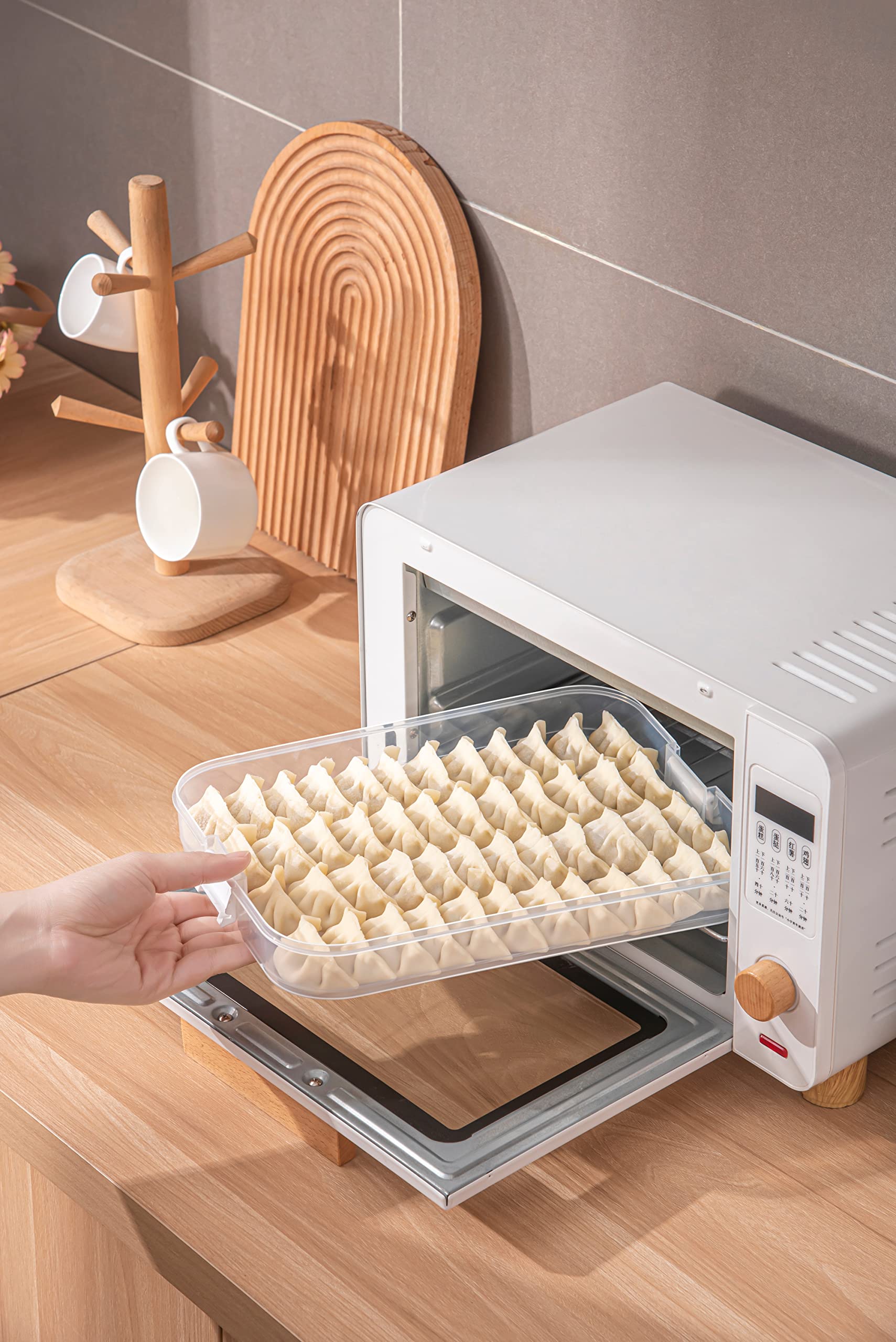 LOEZ contenedor para galletas y dulces, mantiene la frescura y facilita la organización.