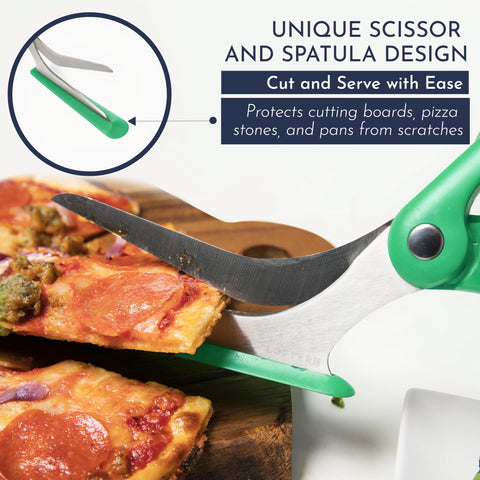 Tijeras Loftern para servir y cortar pizza en 5 en 1.