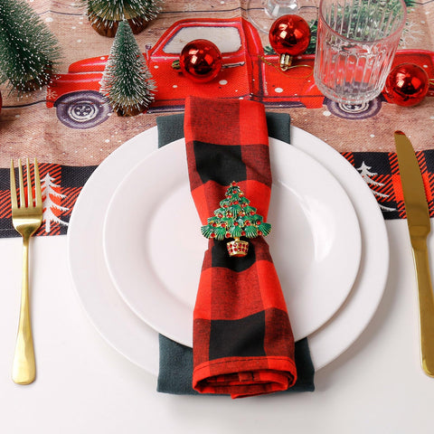 LogHog diseño clásico navidad para servilletas, añade un toque atemporal.