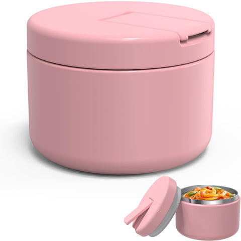 LOHASOK termo de comida 12oz con boca ancha para rellenar fácilmente.