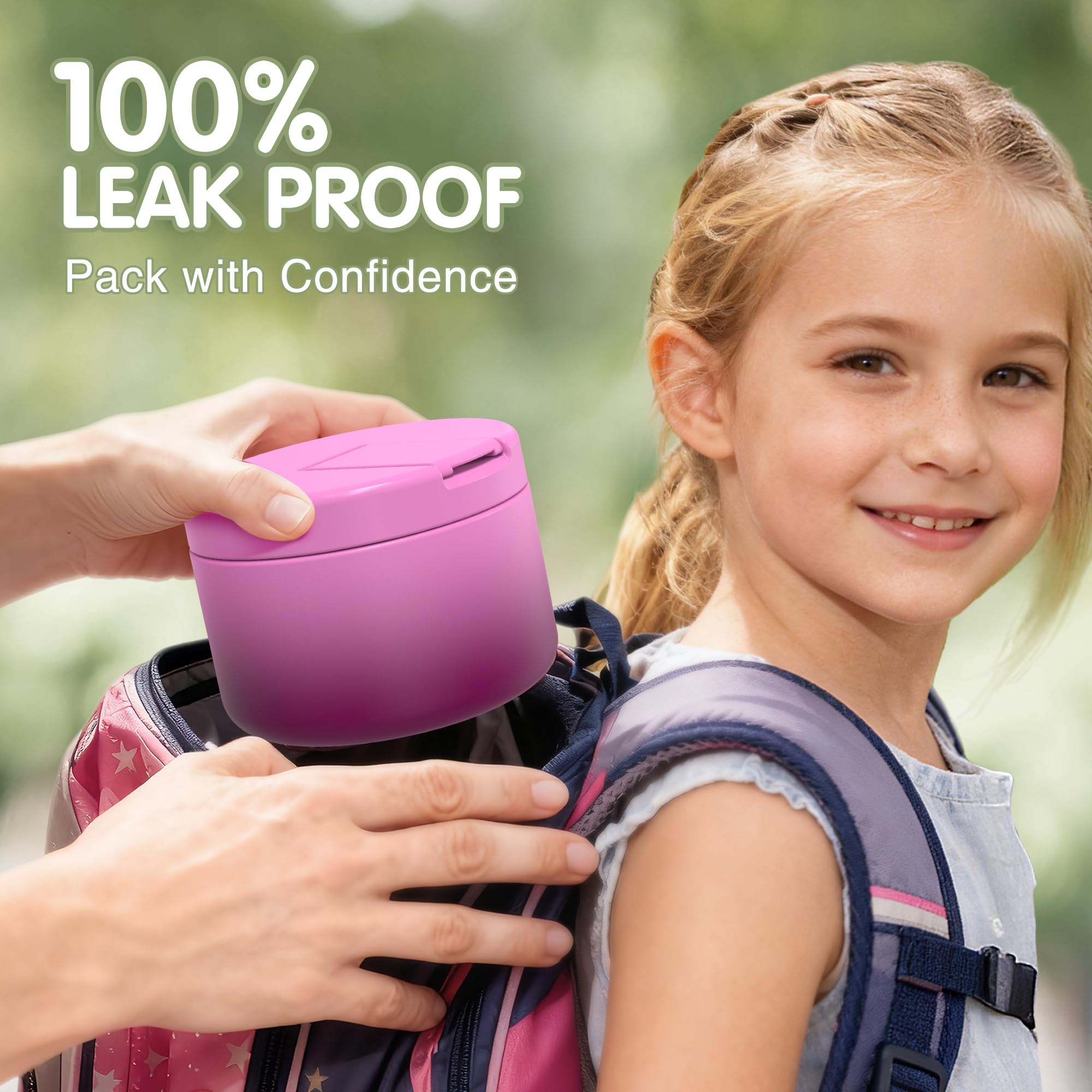 LOHASOK Termo con cierre 100% a prueba de fugas para mochilas.