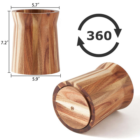 LOHONER apertura trompeta de madera, facilita retirar utensilios.