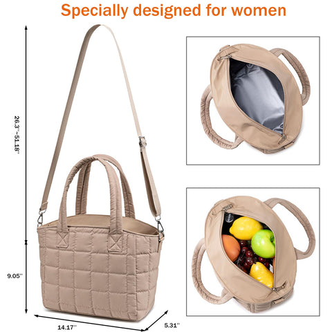 LOIDOU bolsa de almuerzo exterior resistente, ideal para uso diario y excursiones cortas.