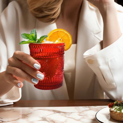 Vaso Loivttvv para agua y jugos, vidrio resistente