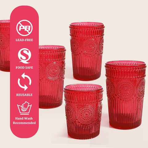 Vaso Loivttvv con relieve embosado, ideal para cócteles
