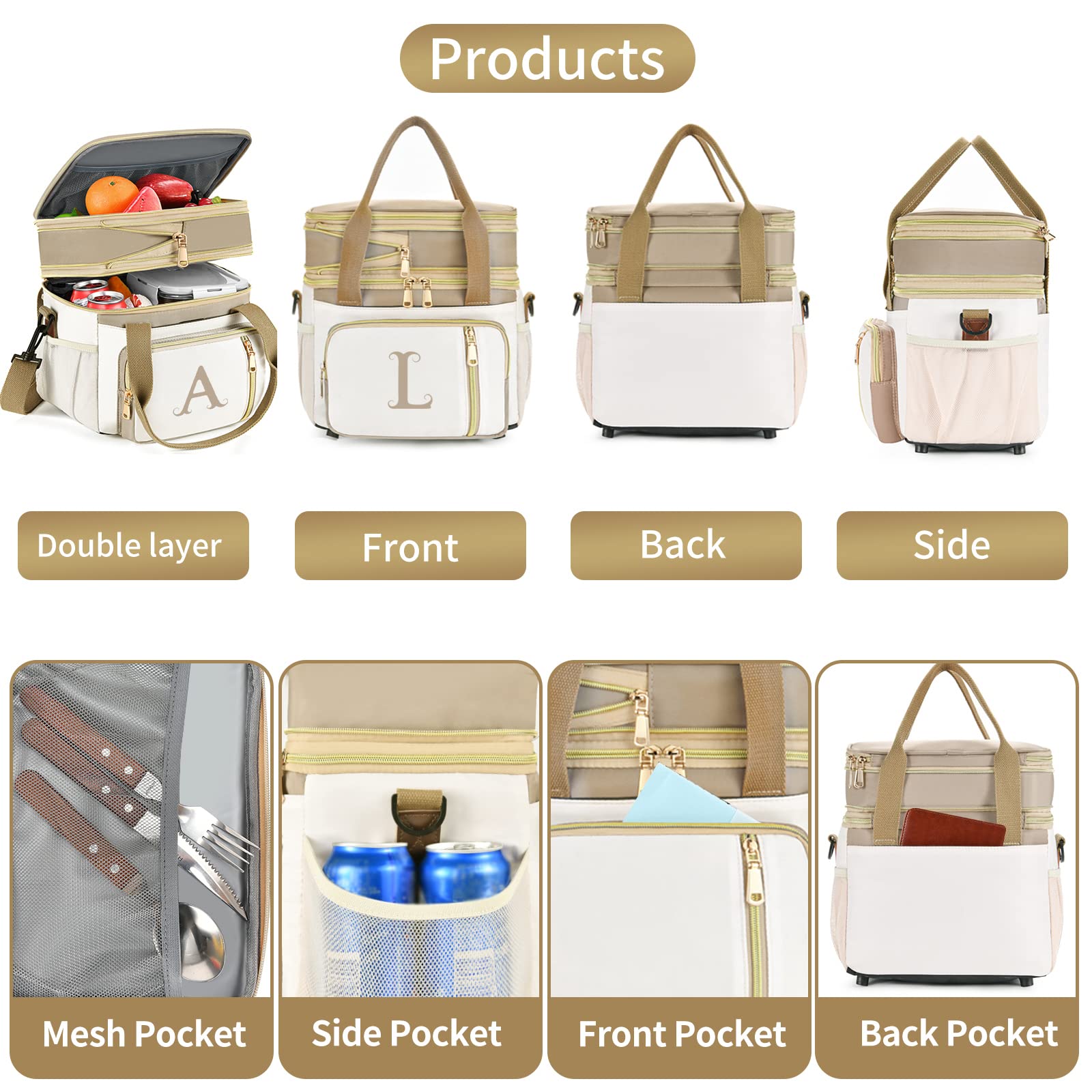 LOKASS diseño práctico y elegante para mantener tus snacks y lonches frescos.
