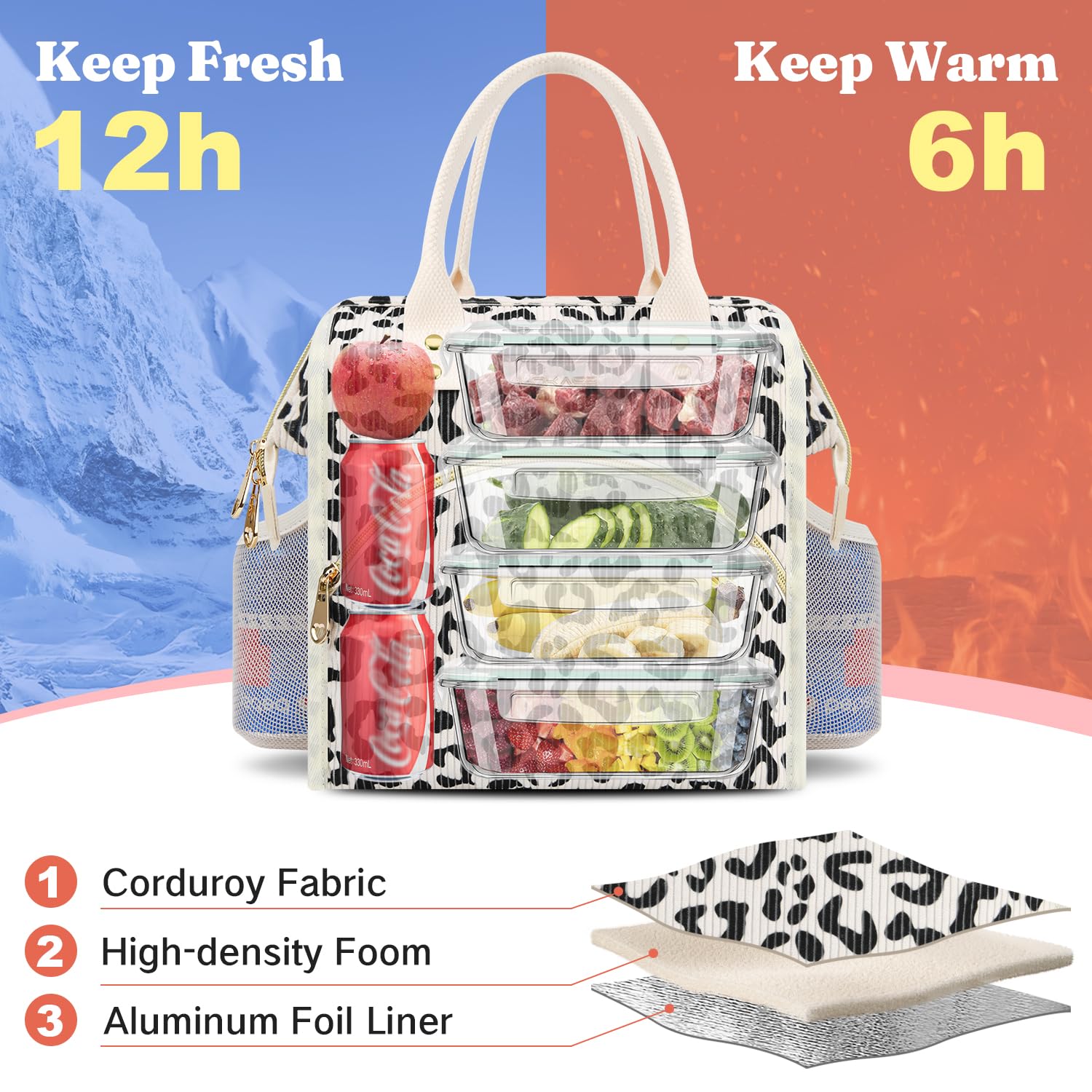 Lokass bolsa versátil para trabajo, picnic, playa o senderismo, acompañando tus jornadas.
