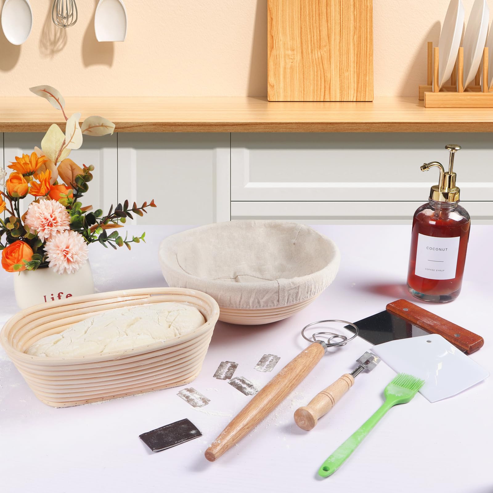 Bol de mezcla de Lokeisna para batir y combinar ingredientes