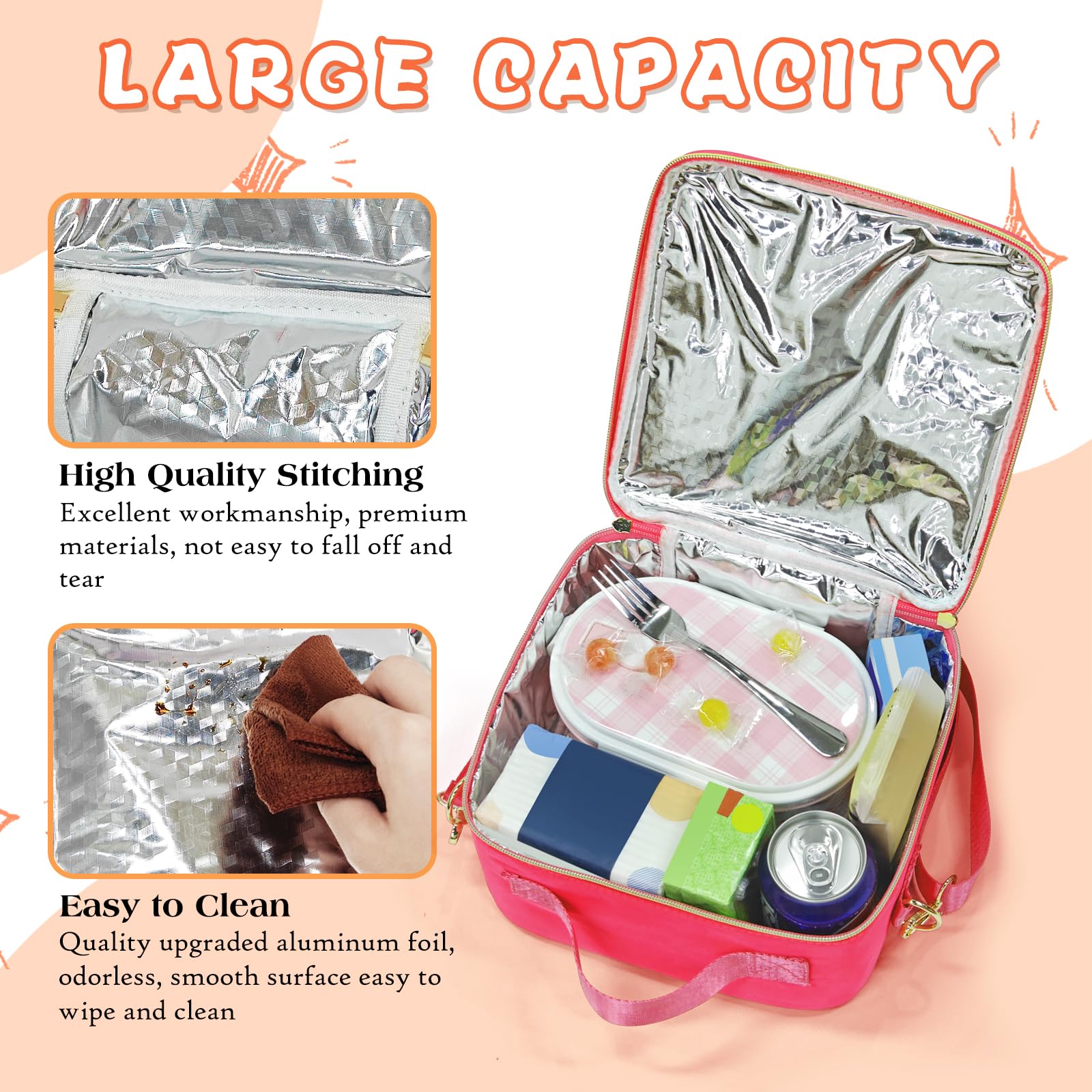 Bolsa Lokfar impermeable protege alimentos incluso con lluvia ligera.