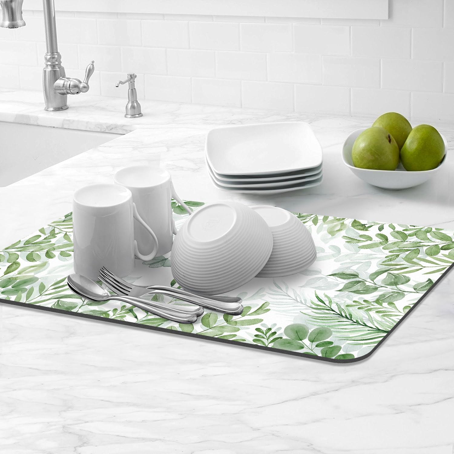 LOKHOM decoración de mostrador con planta y mariposa