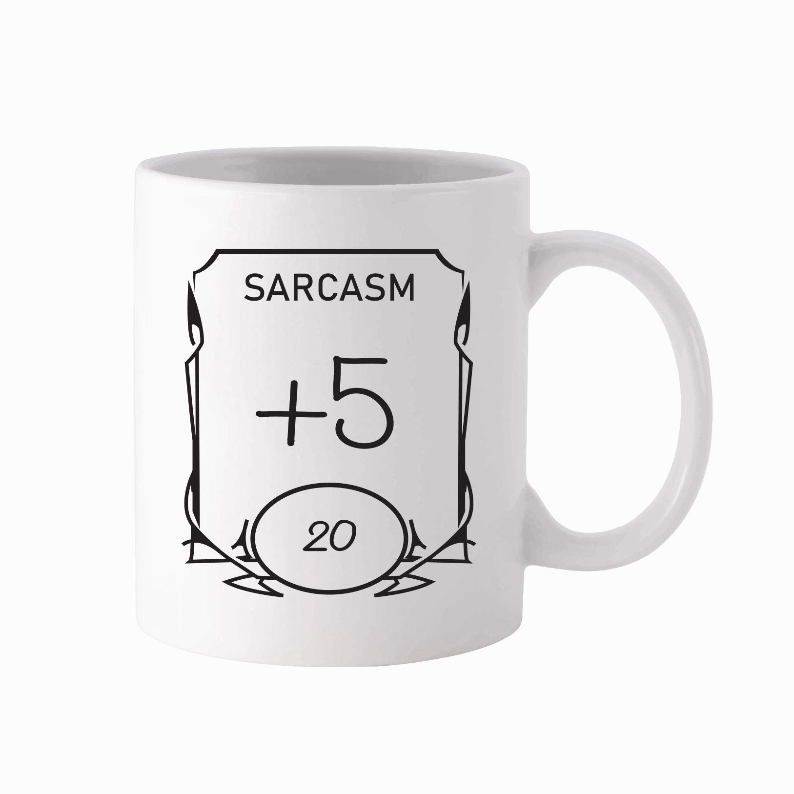 Funny Mugs, LOL Sarcasmo-5: taza ideal para empezar la mañana con humor.