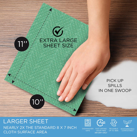 LOLA Wowables XL, alta absorbencia para recoger líquidos con menos pasadas.