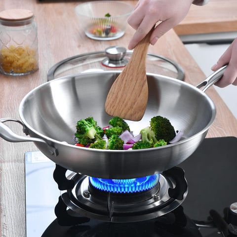 LOLYKITCH wok apto para horno y lavavajillas, diseño práctico y versátil.
