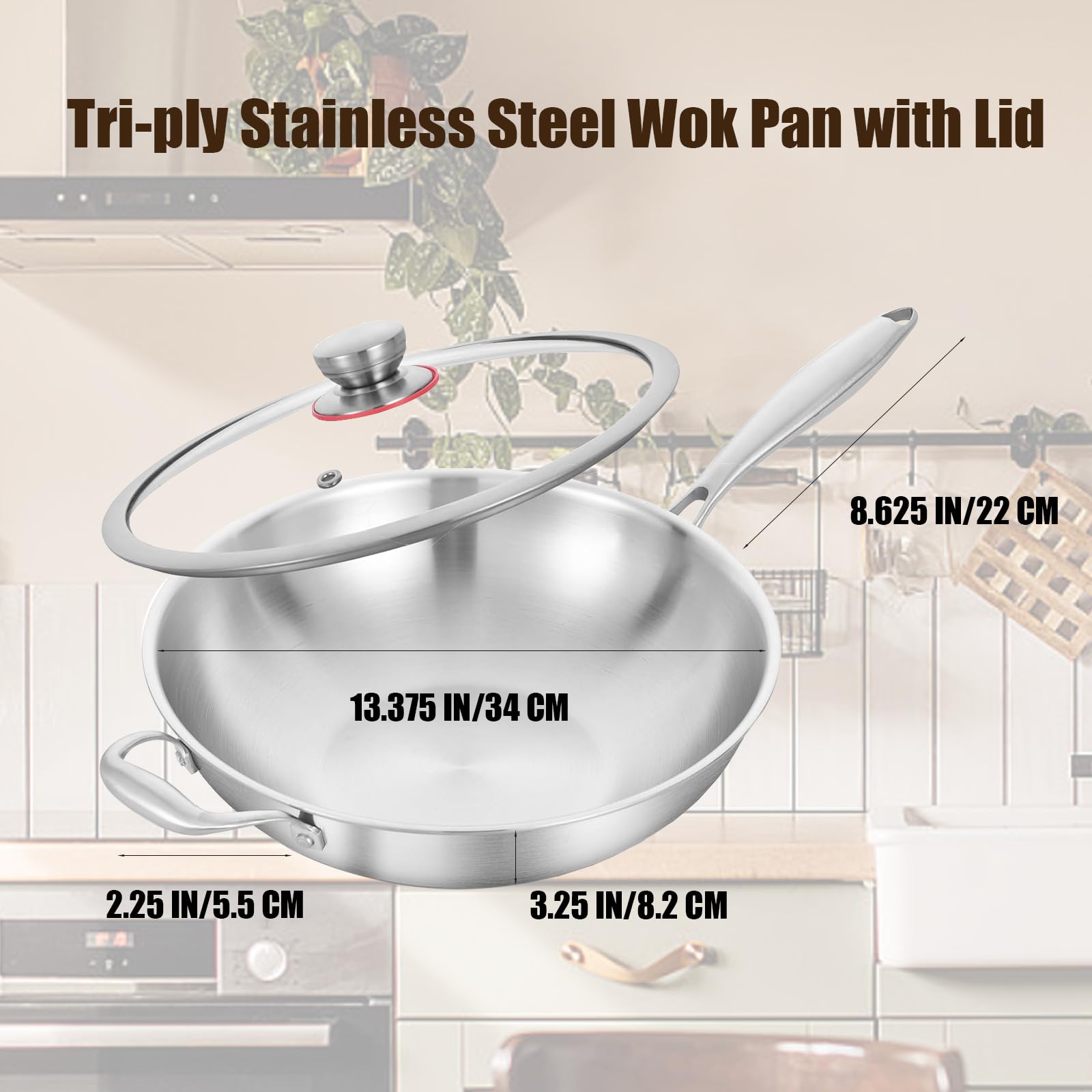 LOLYKITCH wok para uso diario: cocinas rápidas y eficientes con salteados sabrosos.