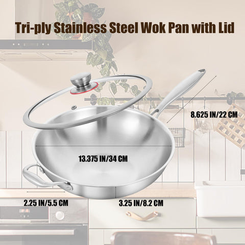 LOLYKITCH wok para uso diario: cocinas rápidas y eficientes con salteados sabrosos.