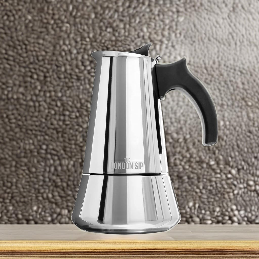 London Sip cafetera moka 300ml espresso, ideal para reuniones breves