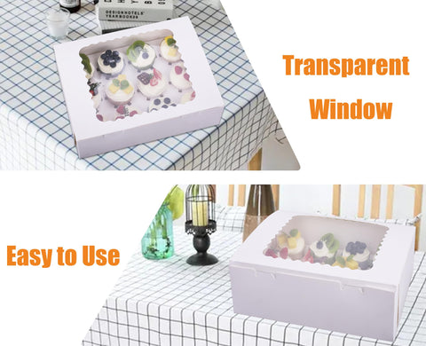 Ventana transparente LONGTEAM para exhibir dulces sin abrir la caja.