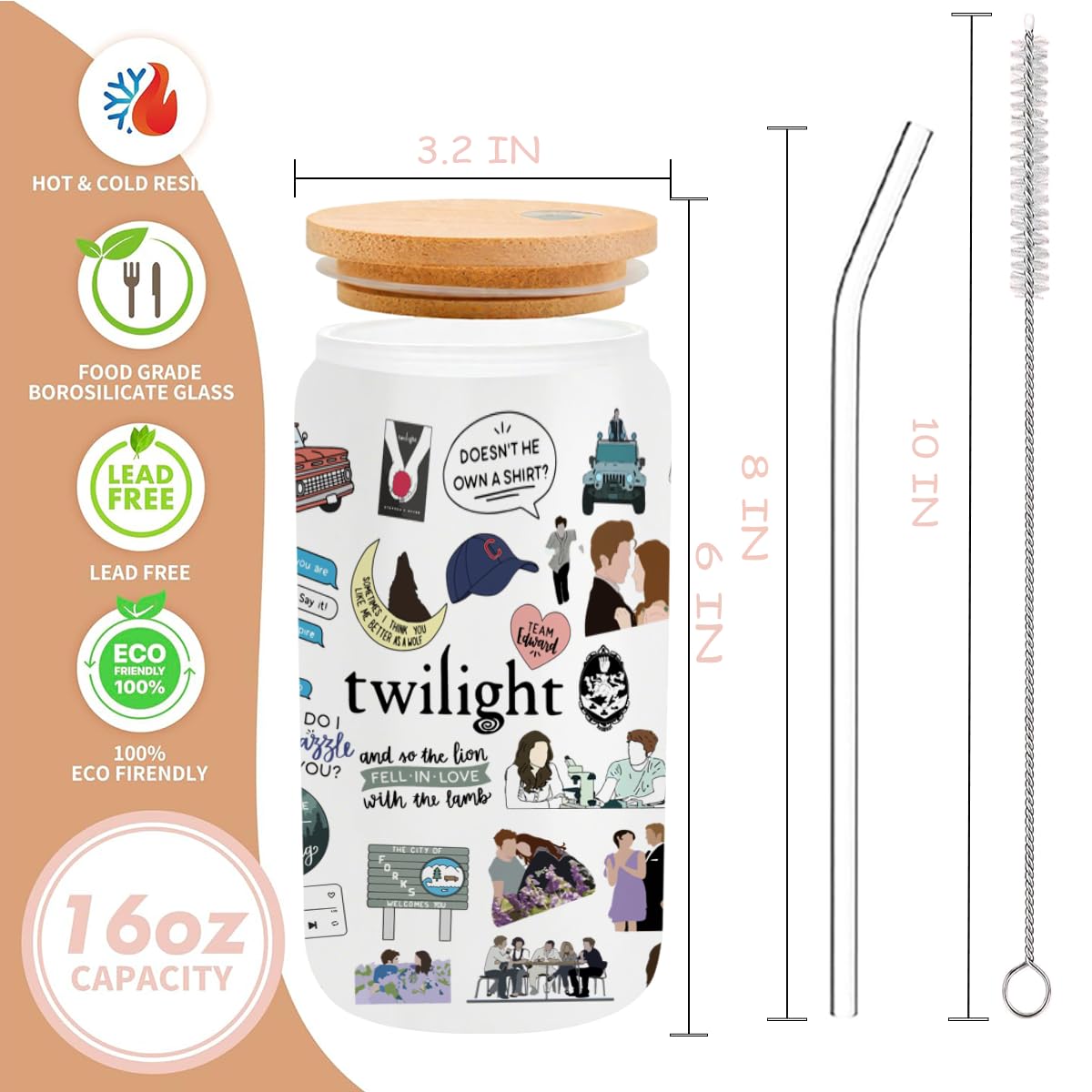 longxin tapa bambu taza cafe frio, protege la bebida y evita derrames