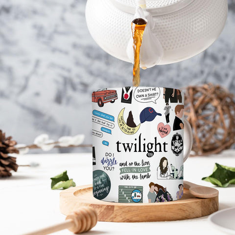 Base antideslizante de la taza LONGXIN Twilight para proteger la mesa.