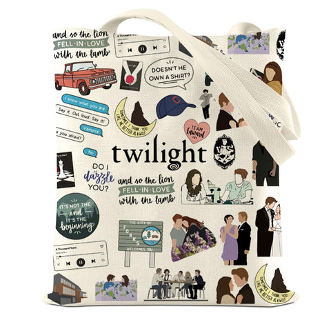 LONGXIN Twilight Merch, frente de lona, perfecto para uso diario y estilo casual.