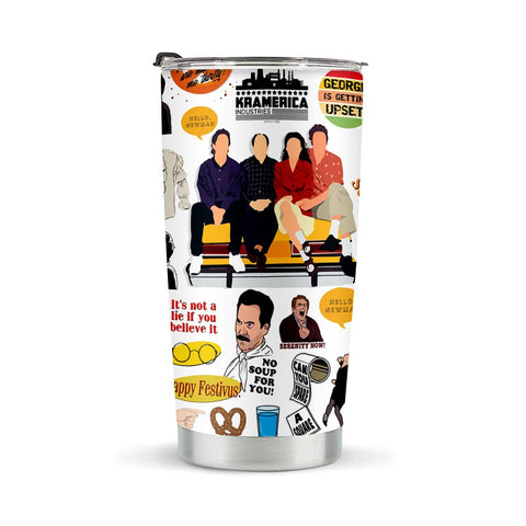 LONGXIN Vaso termico vintage pelicula 20oz para llevar a salidas y fiestas.