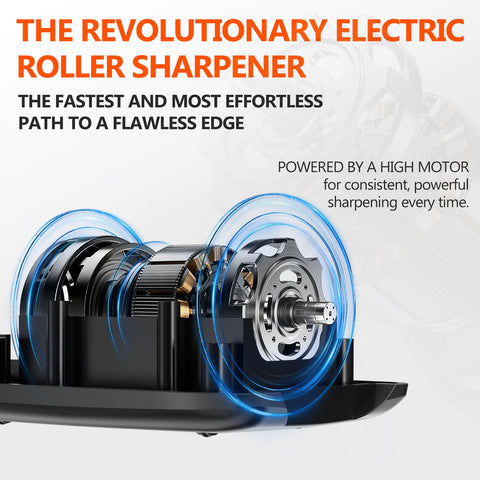 Longzon ZForge afilador eléctrico rodante con disco cerámico 3000 para honrar con precisión