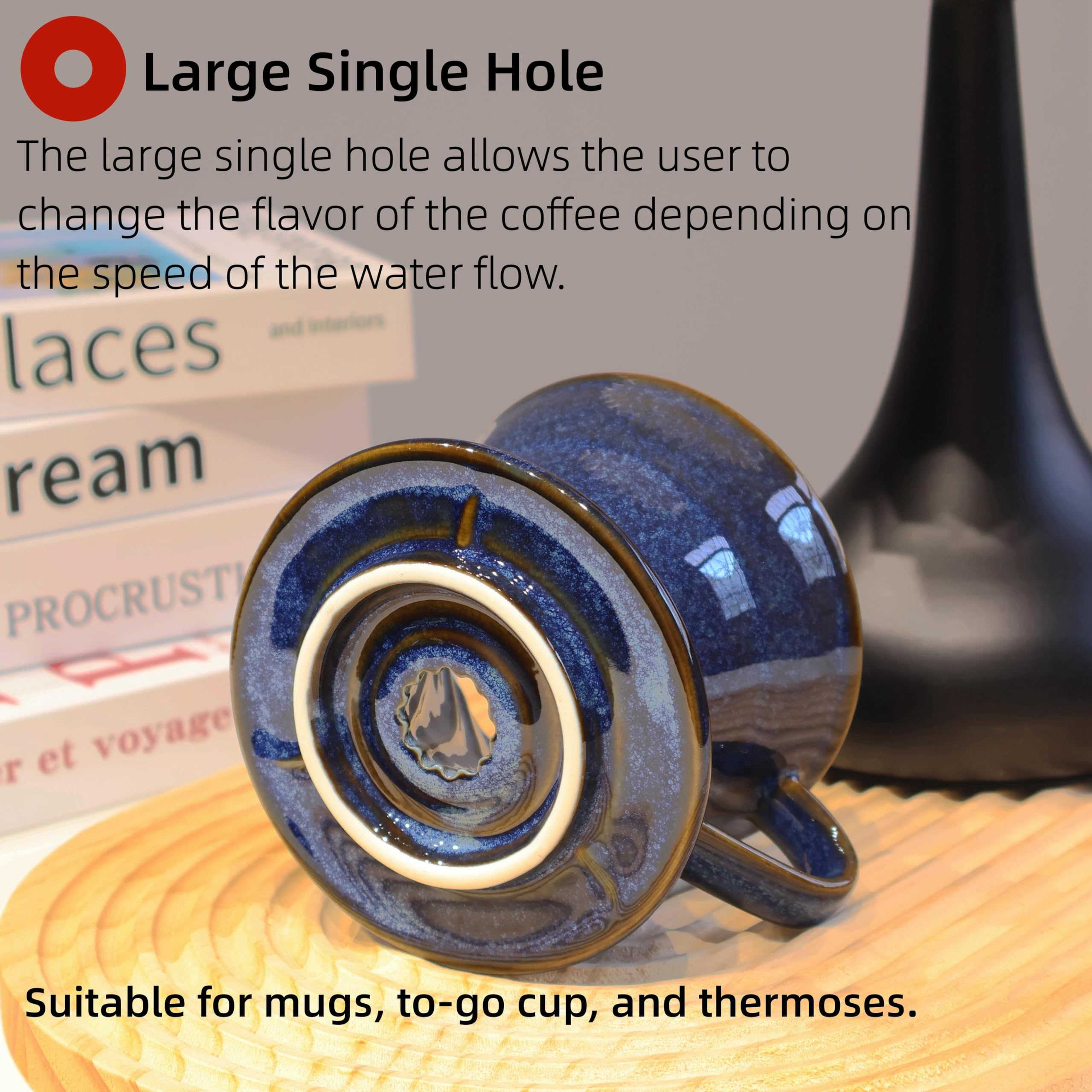 LonMuseum portabilidad para casa, oficina o viaje: perfecto para preparar café sin máquina.