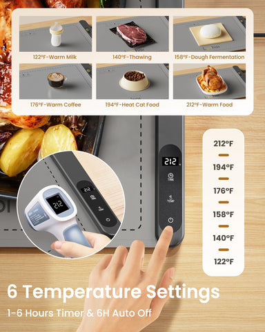 LOOHOI manta con 6 niveles de temperatura para mantener caliente