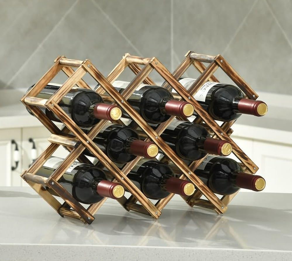 LoongZDD capacidad para 10 botellas estándar de 750 ml.
