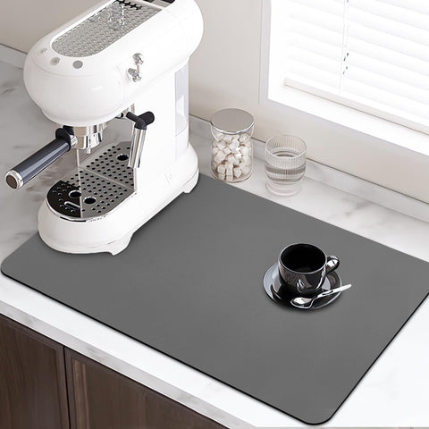 LOPNUR tapete diatomita absorbente para cocina, ideal para secar platos.