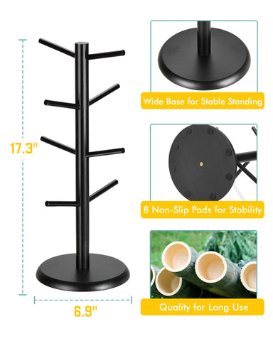 Lorbro organizador de cocina, mantiene las tazas al alcance.