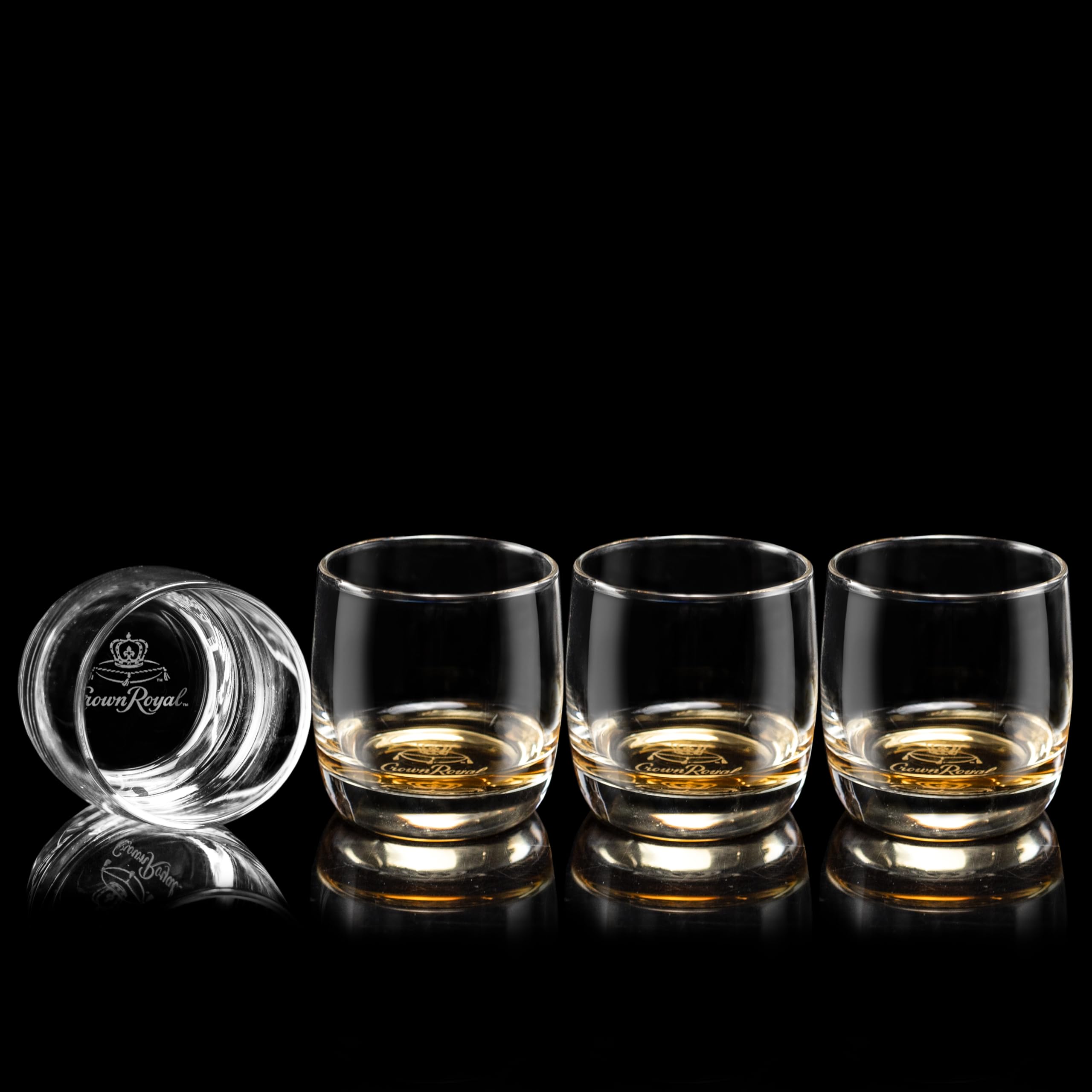 Conjunto Lord's Rocks de cuatro vasos, regalo ideal para fans de Crown Royal