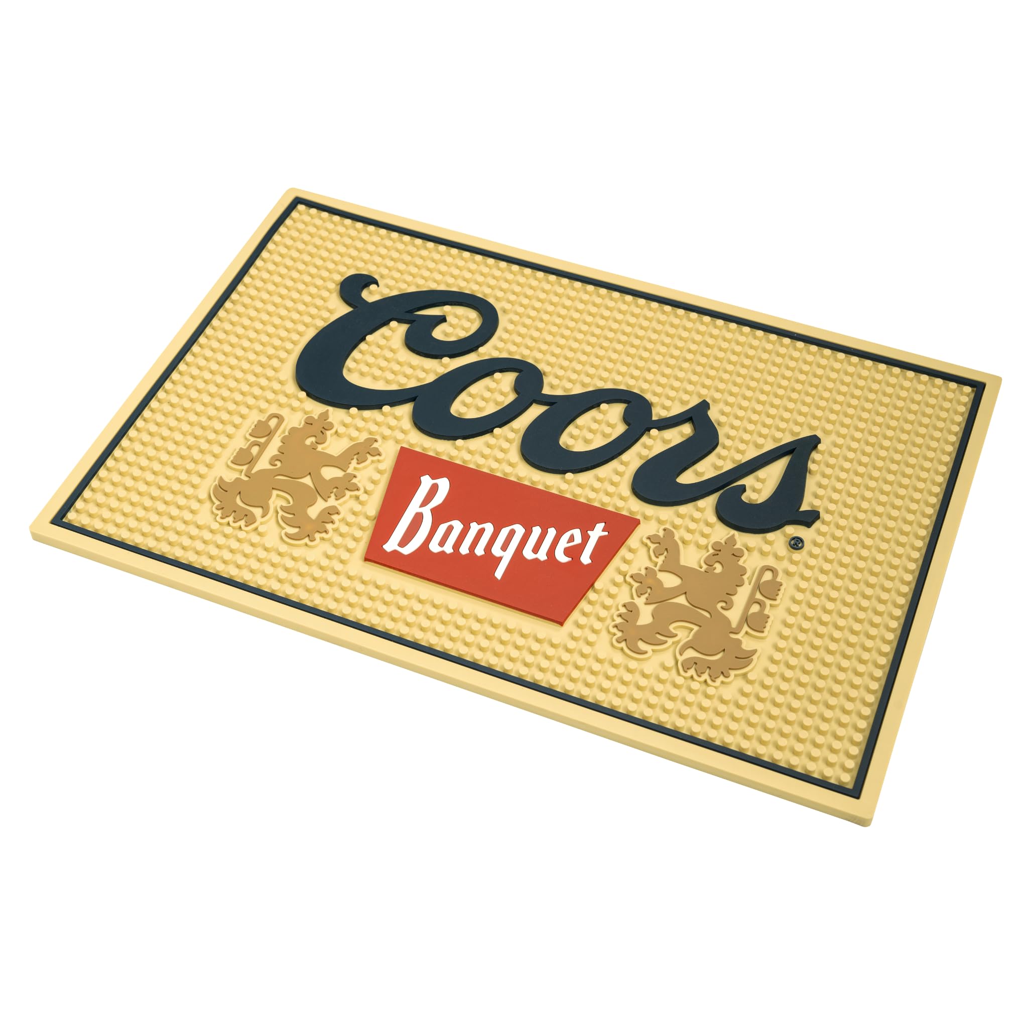 Base antideslizante de goma del Coors Banquet alfombrilla para bar, evita deslizamientos.