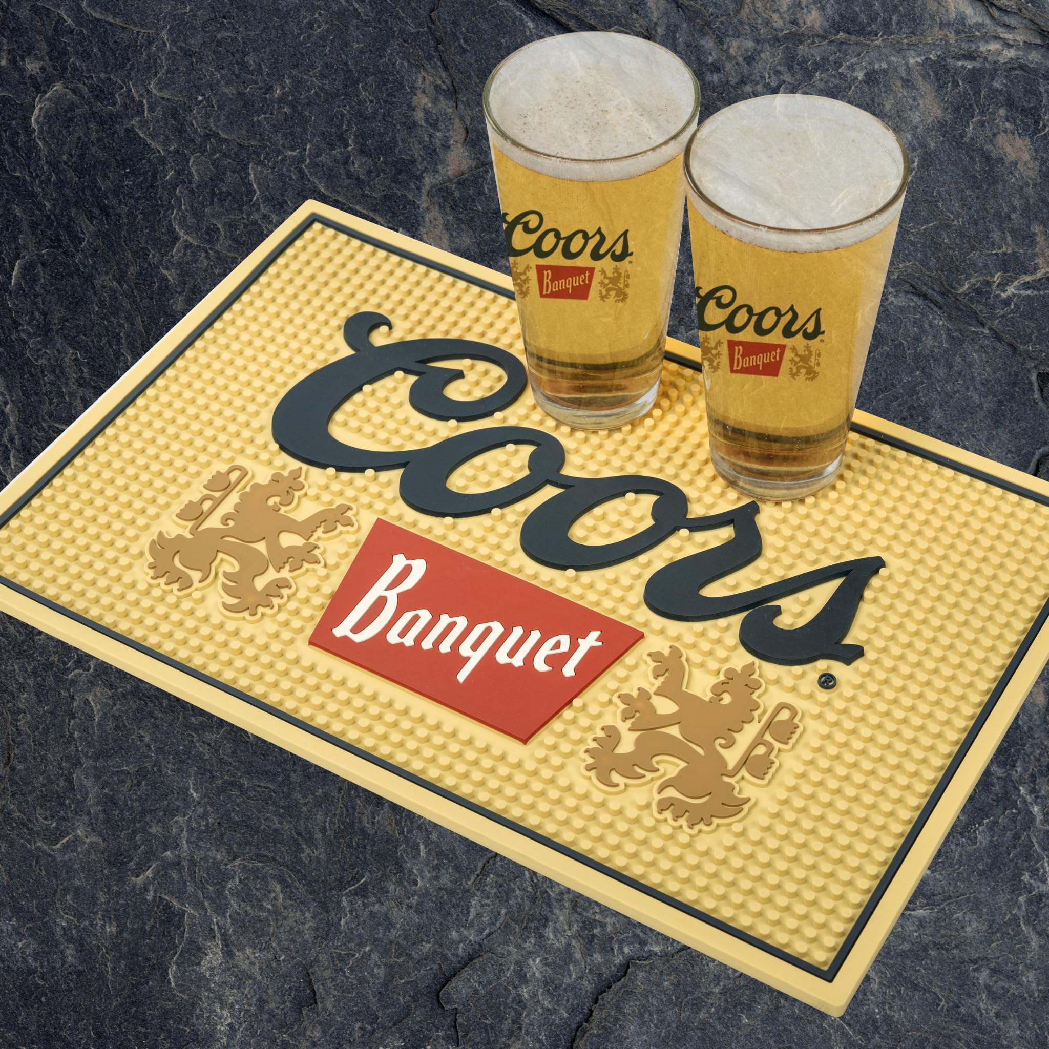 Facilidad de limpieza del LORD'S ROCKS Coors Banquet alfombrilla para uso diario.